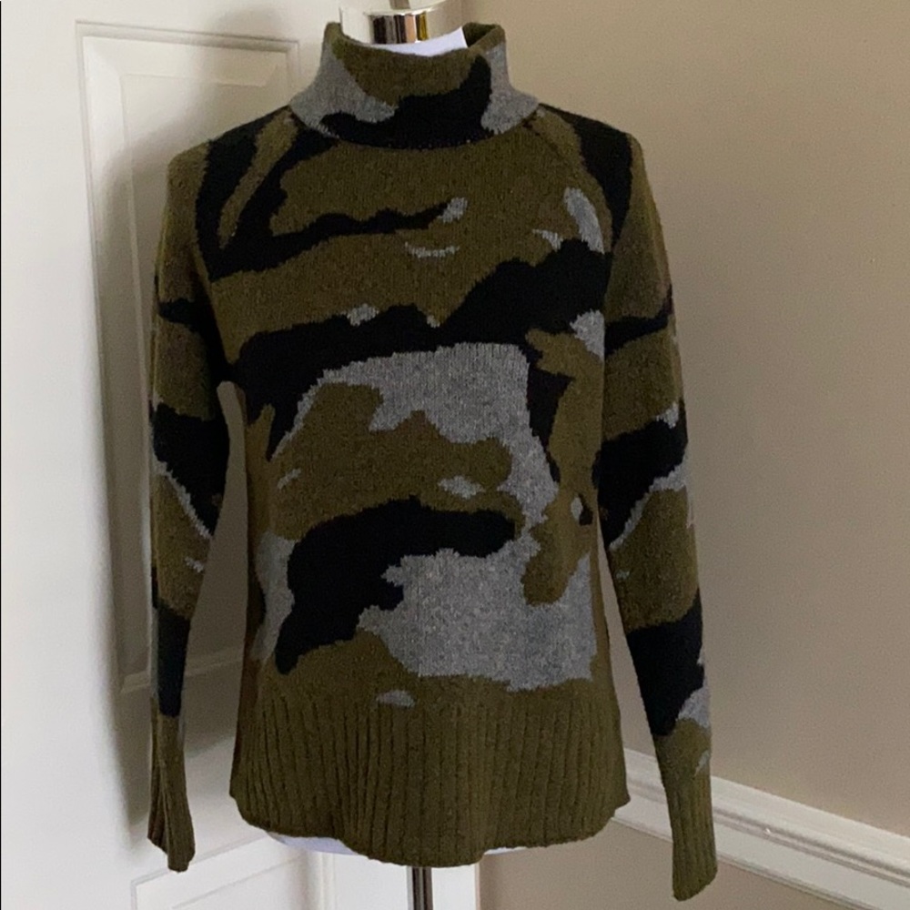 NWT Cozy Camo Sweater